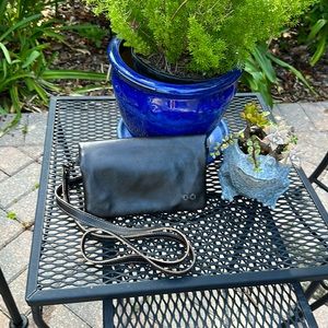 BED|STU leather crossbody or clutch. Holds an iPhone14Pro in case.